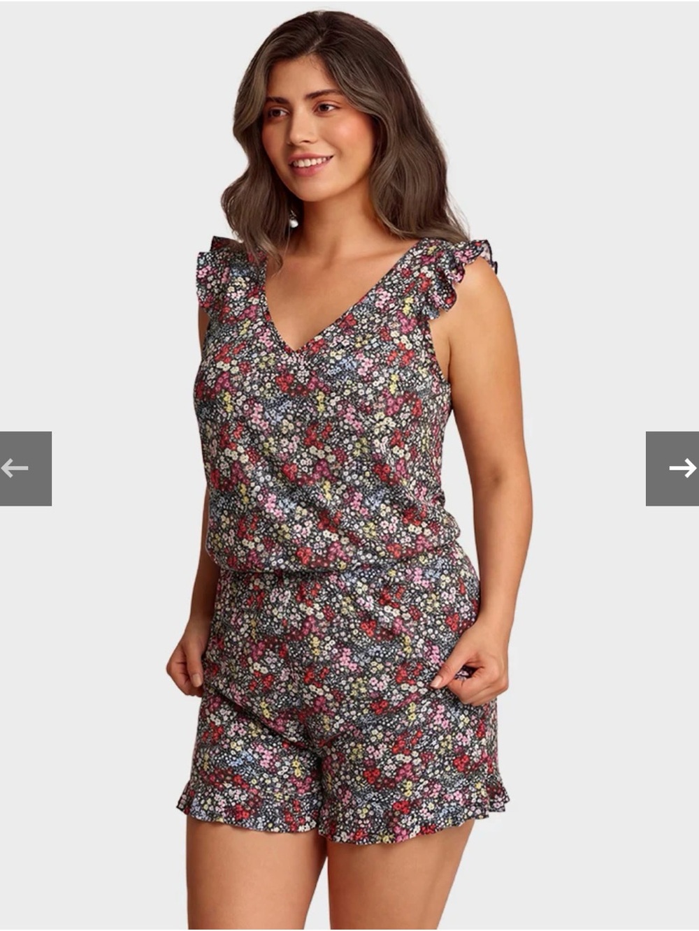 BOGO Ruffled Sleeve swim Romper 2XL three pieces modest swimsuit